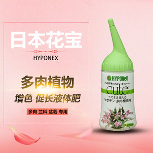 日本进口花宝HYPONEX多肉液体肥增色出状态活力剂玉露仙人球包邮
