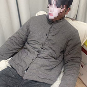 手工棉花袄男士 棉服棉衣夹棉秋冬外套保暖