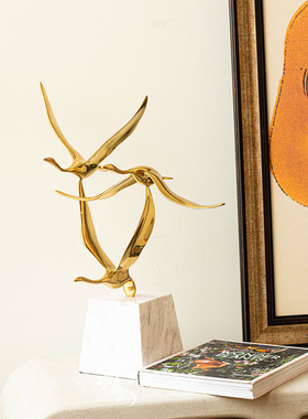 从今往后黄铜摆设复古