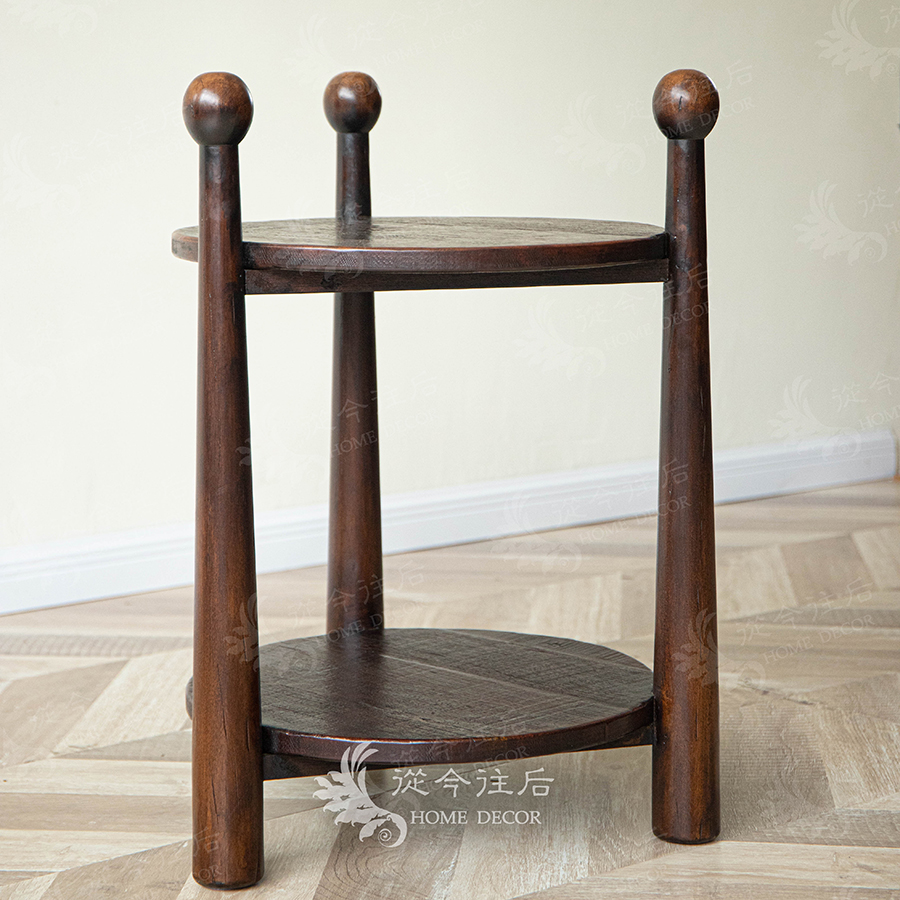 从今往后咖啡桌复古双层