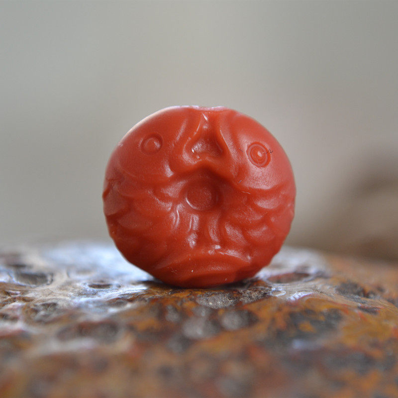 一物一图天然凉山南红柿子红双鱼扣配饰饰品文玩手串手链背云挂饰,饰品/流行首饰/时尚饰品新,DIY配件,淘宝优惠券,粉丝福利购,淘宝优惠卷