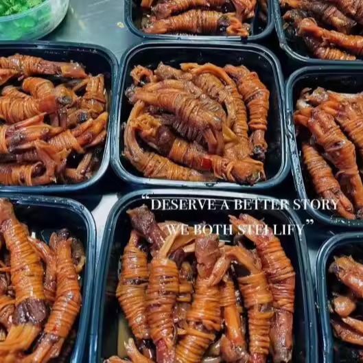 上海腊味鸭脚包 一盒5个 鸭掌包 鸭掌 鸭肠 鸭心 肉香浓郁有嚼劲