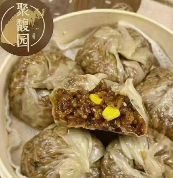 聚馥园纸皮烧卖 皮薄如纸 馅多料足...