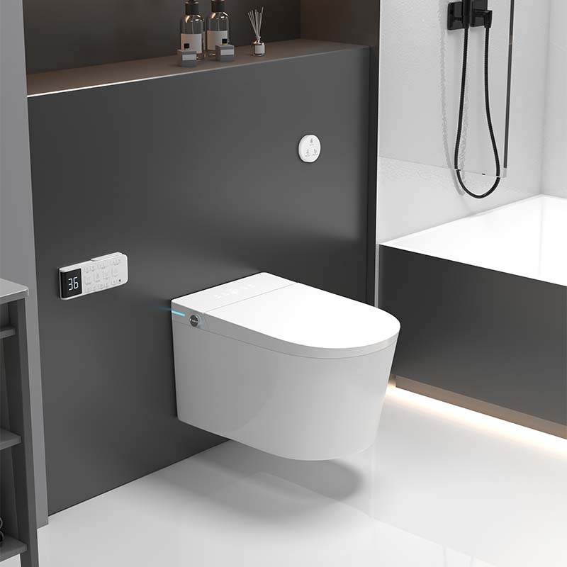 虹吸壁挂式智能马桶全自动泡沫盾墙排无水压限制小户型坐便器