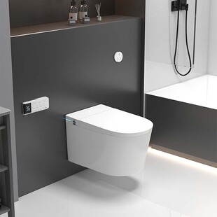 虹吸壁挂式智能马桶全自动泡沫盾墙排无水压限制小户型坐便器