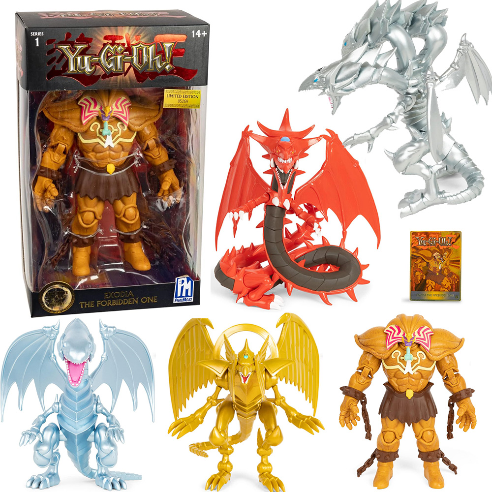 游戏王三幻神进口周边可动人偶