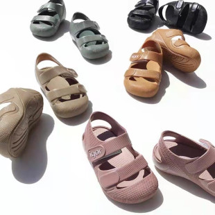 25年新款现货西班牙igor儿童凉鞋包头软塑料魔术贴男女宝宝莫兰迪