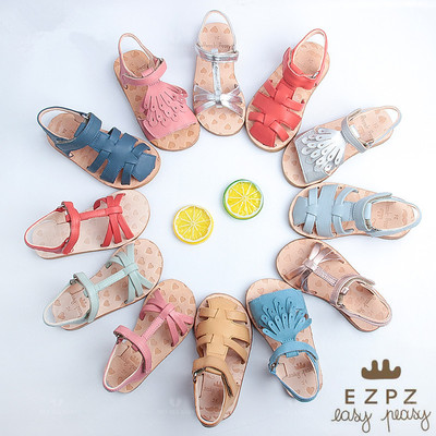 ins明星网红同款法国ezpz凉鞋