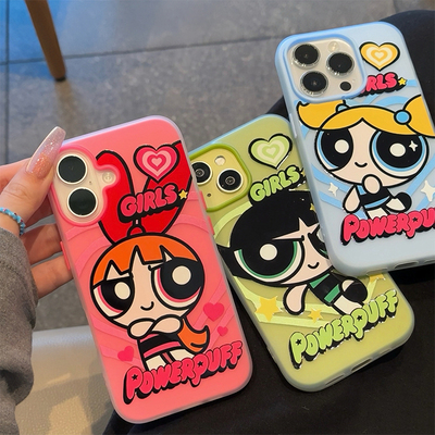 可爱飞天小女警新款适用苹果16pro手机壳iphone15max13小米14华为mate60p70opporeno12k50note11荣耀300x200