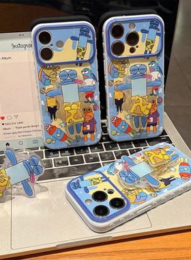 小丑鱼转转支架适用iPhone17promax手机壳苹果16pro华为p80mate80小米17荣耀600nova15K90vivox300reno14ACE5