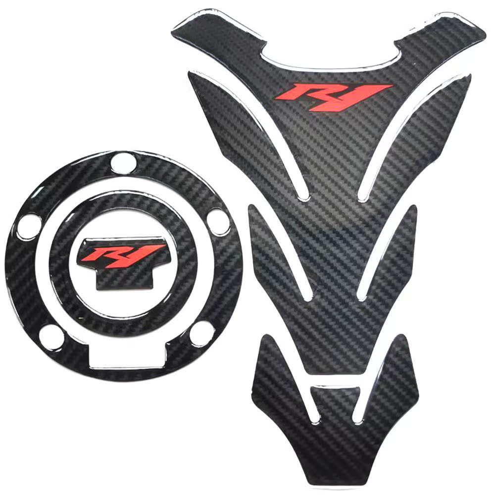 适用于雅马哈 YZF R1通用摩托车鱼骨贴油箱贴滴胶3D跑车贴花贴纸