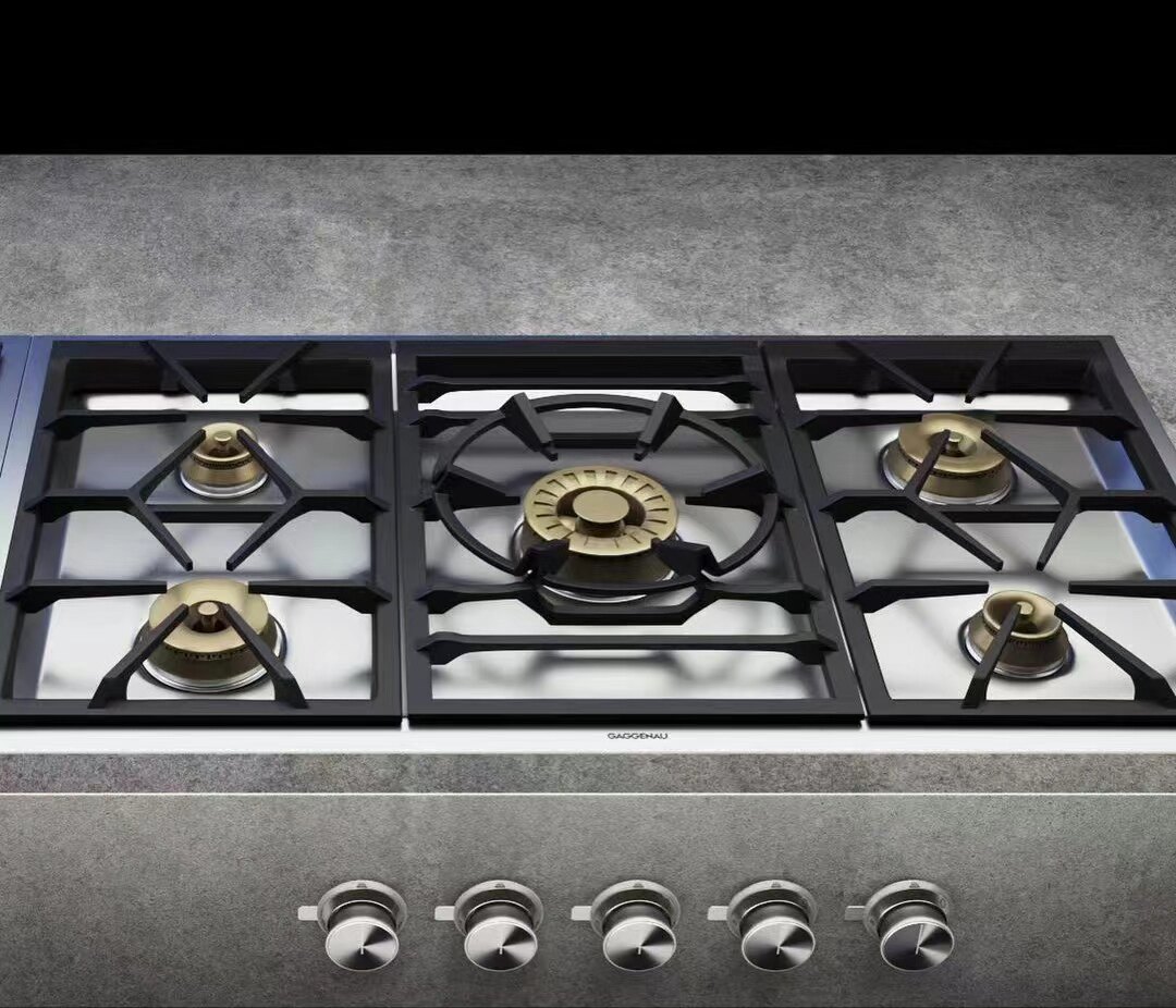 gaggenau嘉格纳 燃气灶cg 492 111/211德国进口家用五头燃气灶