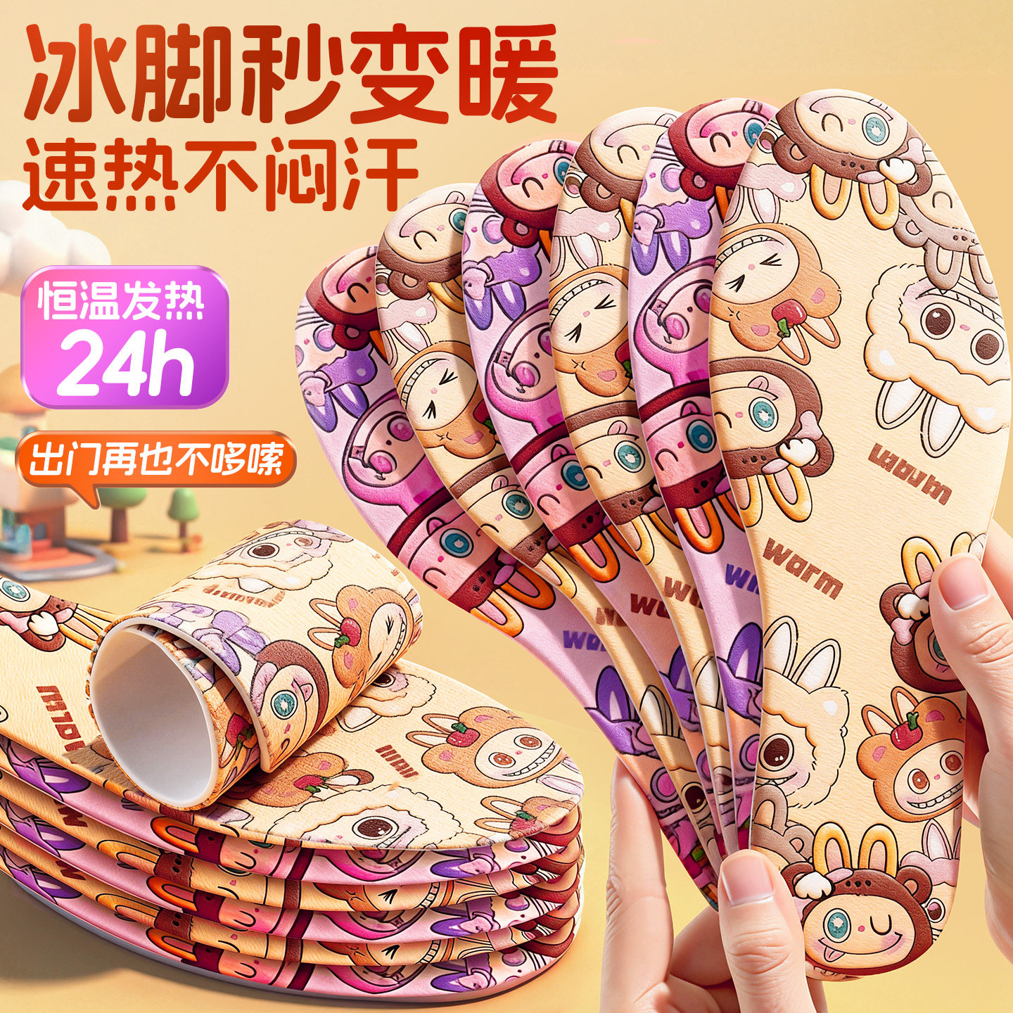 发热鞋垫冬季女自发热恒温加热暖脚神器冬天暖足贴暖宝宝鞋垫儿童,居家日用,发热鞋垫,淘宝优惠券,粉丝福利购,淘宝优惠卷