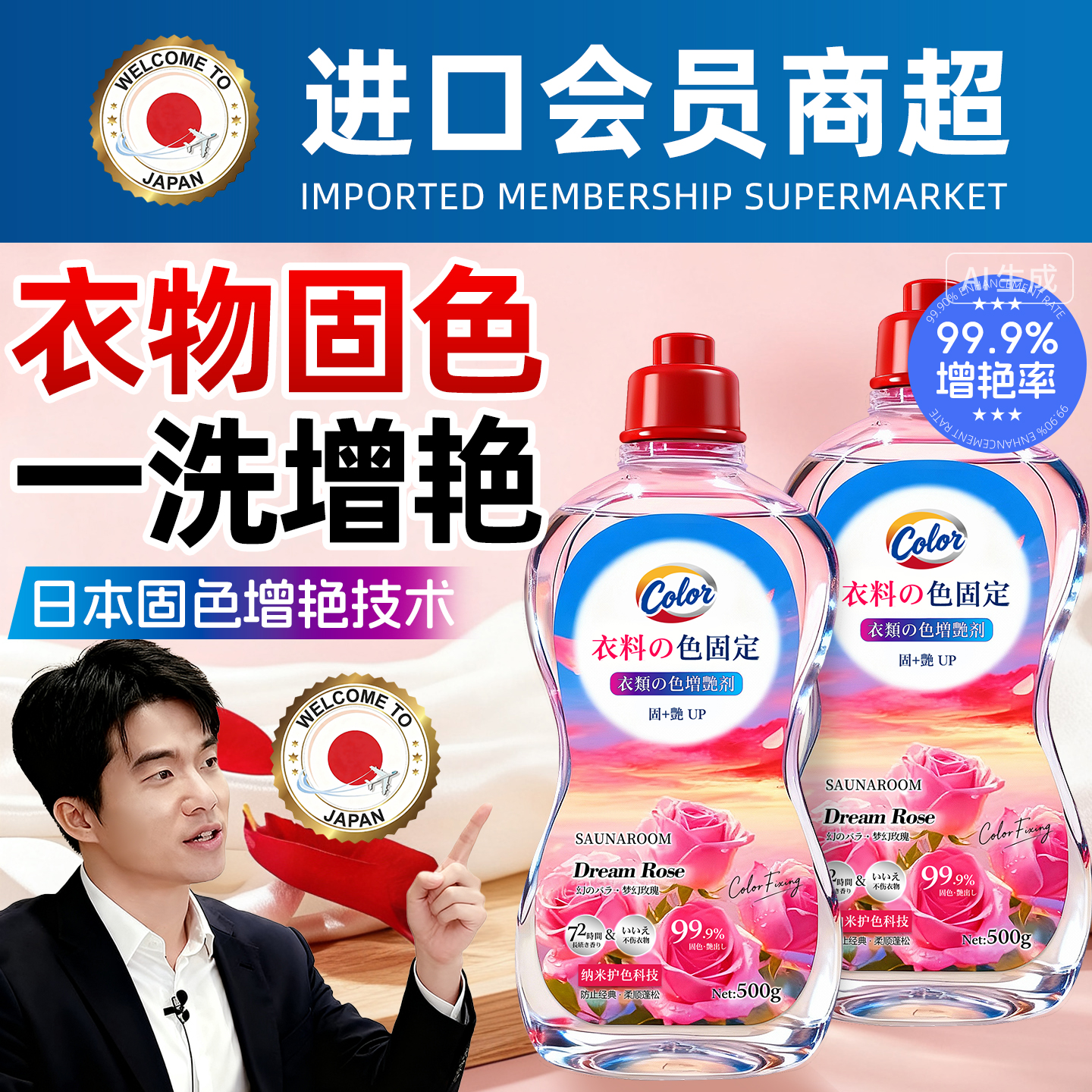 干洗店同款|衣物固色增艳剂