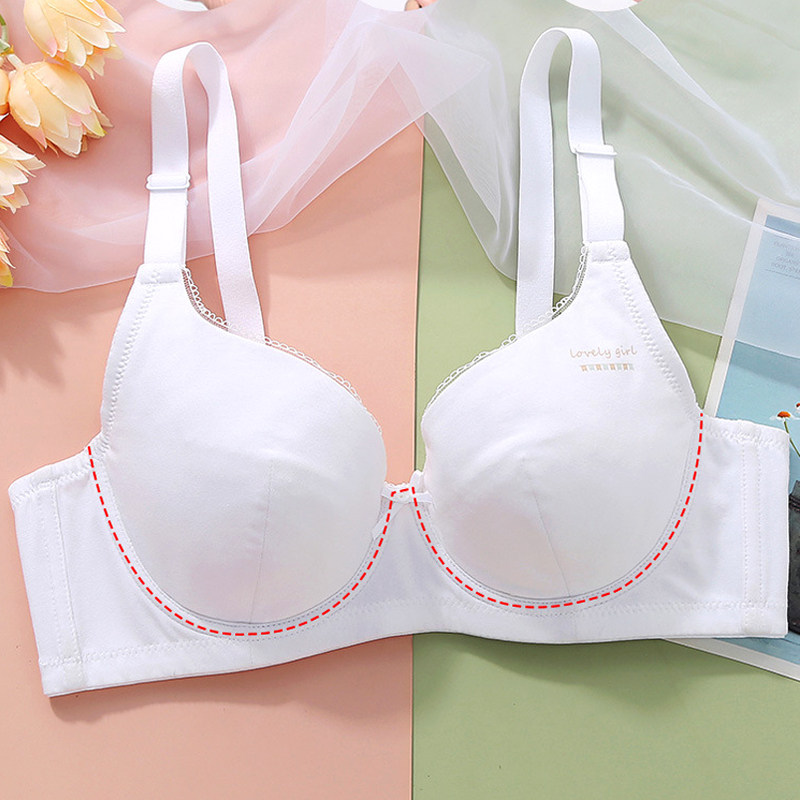 软钢圈防下垂调整收副乳纯棉薄款