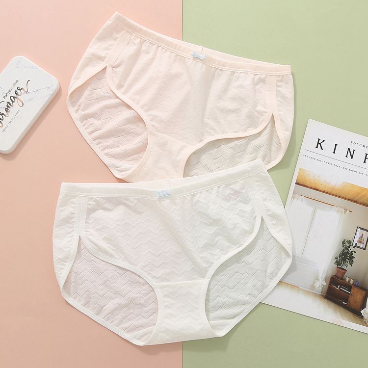 女内裤纯棉中腰发育期薄款运动