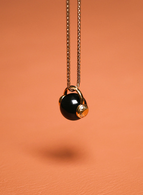 秋会长和田玉新疆天然黑青籽耳机单珠挂件【NGTC国检N1子料大证】