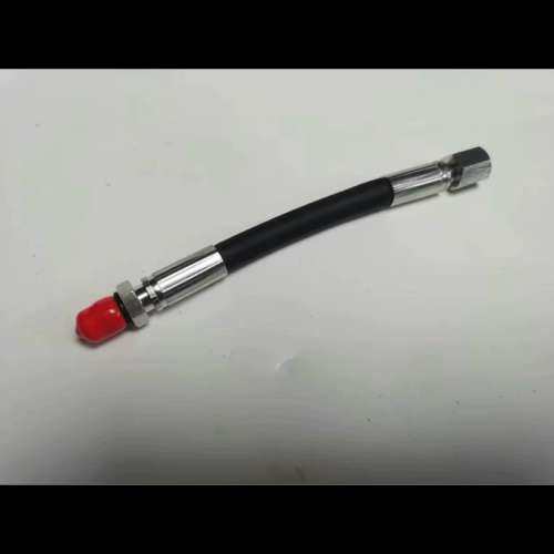 议价维修意大利产潜水侧挂高压管，15cm长度，红色接头设计。