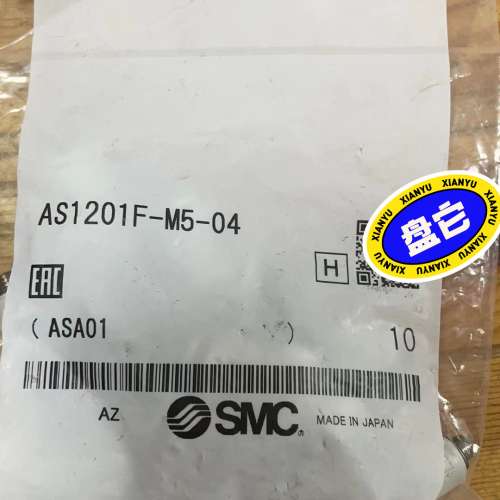 议价维修闲置正品SMC调速阀AS1201F-M5-04库存6个 单