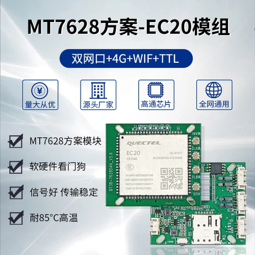 EC20模组双网口路由38板