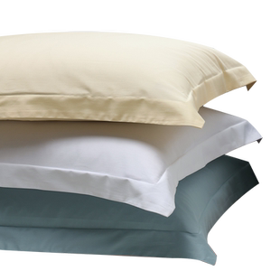 TEVEL/堂皇长绒棉贡缎对枕套裸睡全棉简约素色枕头套双人轻奢床品