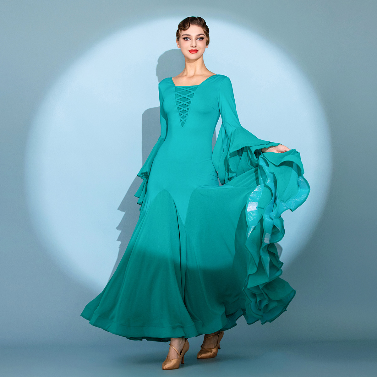 以琳飞儿飘逸暖冬练功服雪纺舞裙