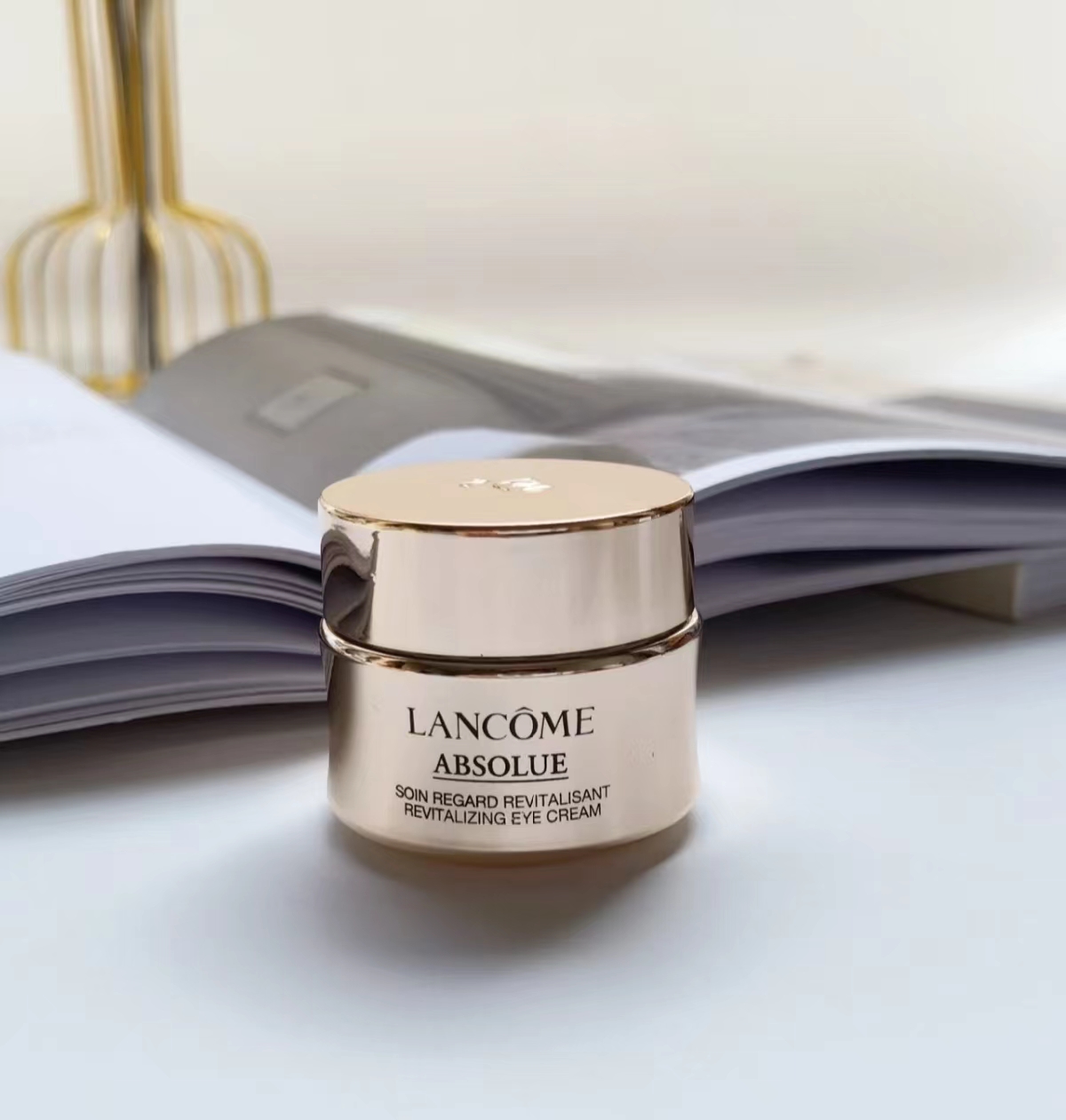 新版 lancome/兰蔻菁纯臻颜滋润眼霜20ml 保湿滋润提拉淡化细纹
