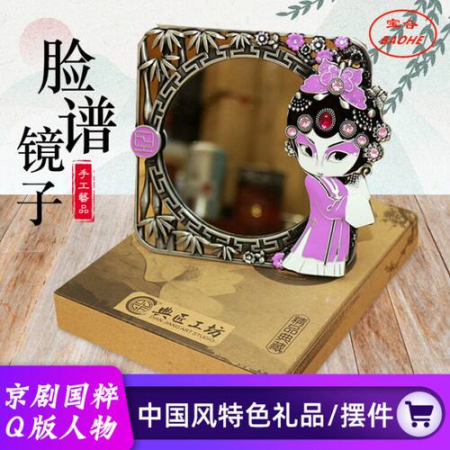 中国风特色京剧脸谱出国留学