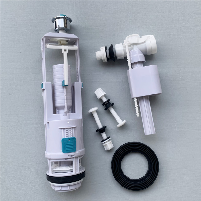 威迪亚顶按双冲进水阀侧排进水阀