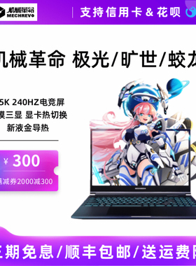 机械革命蛟龙16Pro/极光X/旷世G 2024新电竞4060游戏本笔记本电脑