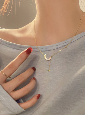 【南瓜先生】贝壳星星月亮项链