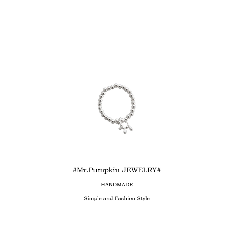 【南瓜先生】气球狗狗弹力绳戒指