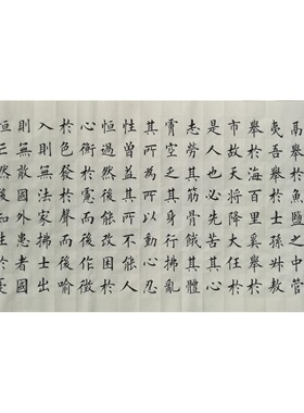 孟子生于忧患死于安乐天将降大任 书法作品定制手写真迹毛笔字画