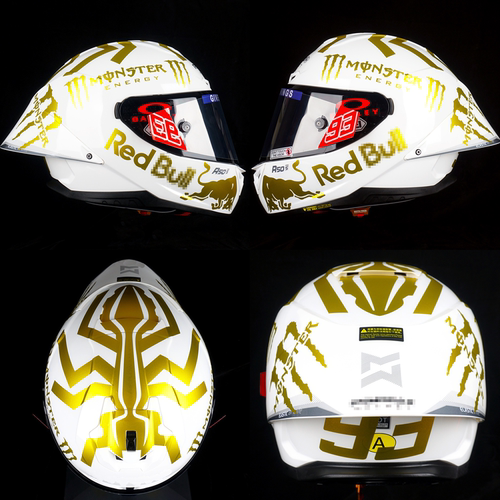 适用于 R50S PRO R90GP 头盔 改装 贴纸 版画 拉花 防水反光贴纸