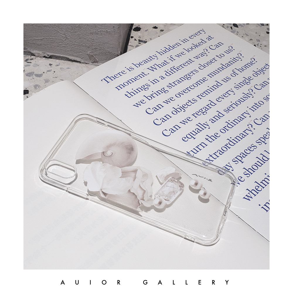 AUIOR原创设计ins手机壳风法式8复古x少女珍珠适用苹果iphone6s