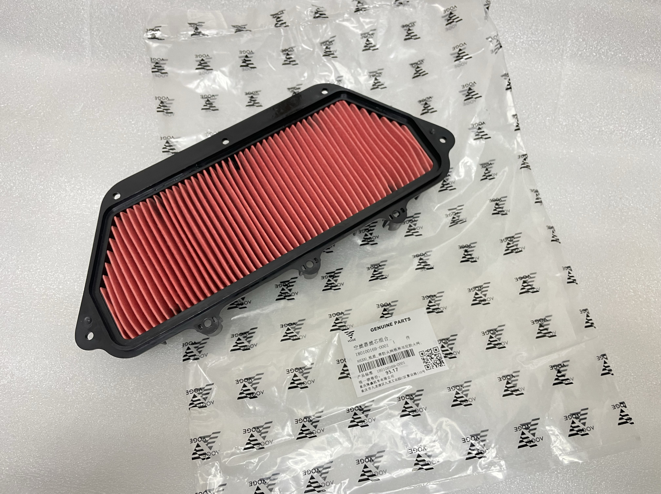 隆鑫新款上市无极RR660S原装空滤LX650GS-A摩托车空气滤格滤芯