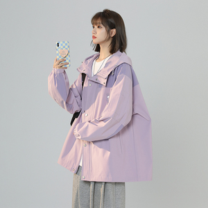 2023 新款秋装夹克冲锋衣女装229 WY052 P98 控118图片