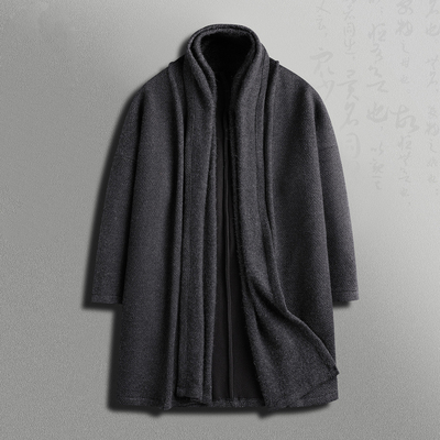 秋冬男士休闲唐装汉服大衣中国风