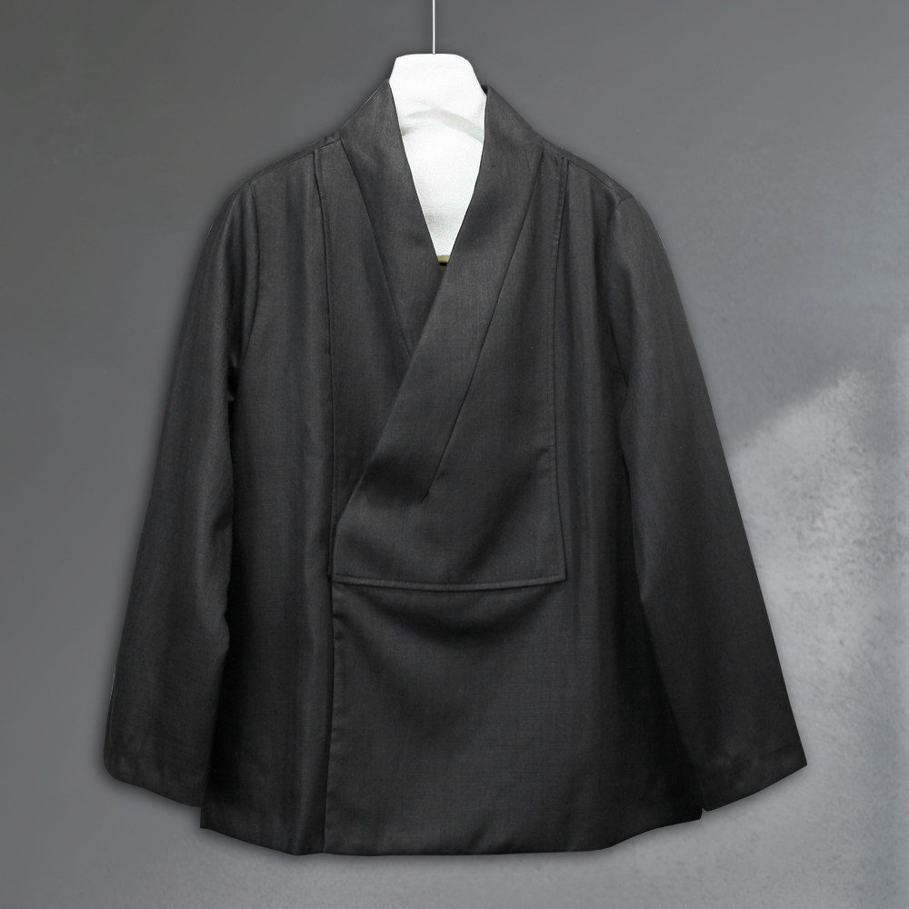 男士唐装汉服天丝麻外套新中式