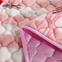 Коралловый матрас для школьников и студентов, простыня, зимнее нескользящое замшевое одеяло, 1м