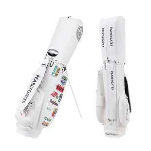 韩国代购PEARLY GATES高尔夫25刺绣涂鸦潮款旅行运动户外支架球包