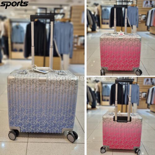 韩国代购pearly gates高尔夫配饰26春夏男女渐变色拉杆滑轮收纳包