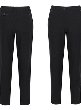 特价韩国代购St ANDREWS高尔夫穿搭户外修身侧边双口袋休闲西裤女