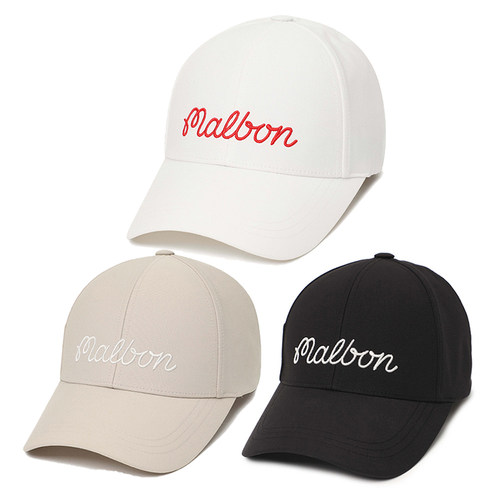 韩国代购MALBON高尔夫26年春遮阳帽防晒宽檐运动户外男马克棒球帽