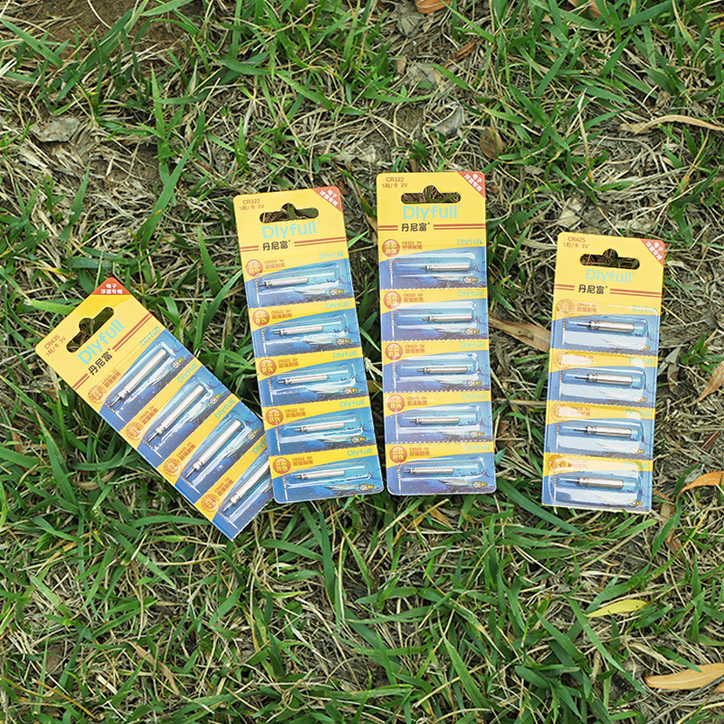 正品夜光漂电池cr425 322 316311丹尼富夜钓鱼浮漂电子漂电池