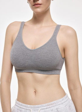 欧美新款性感灰色内衣可调节肩带后扣带胸垫无钢圈女士基础文胸