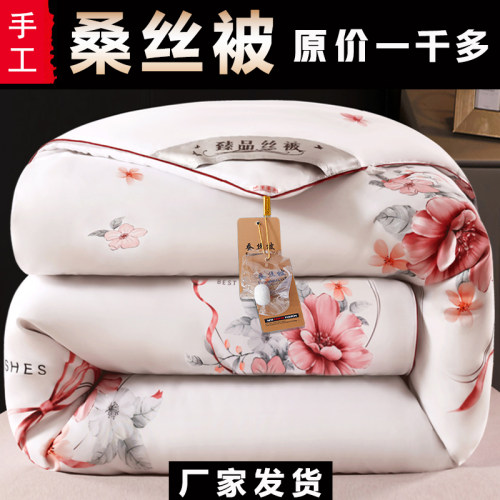 加厚保暖被子正品桑丝被冬被棉絮