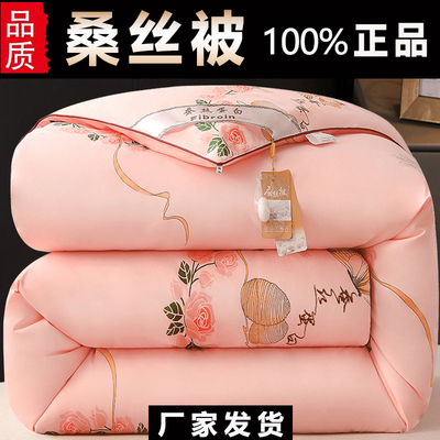 正宗桑丝被子冬被加厚春秋冬款