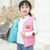 反季 羽绒棉马甲 儿童马甲秋冬婴儿宝宝棉服男童女童保暖背心大码