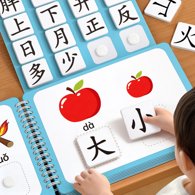 识字书幼儿认字早教安静书启蒙